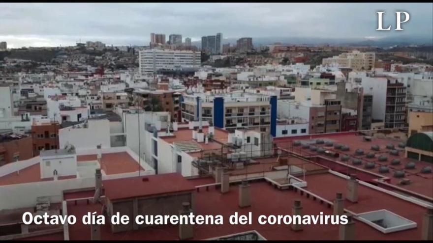 Coronavirus en Canarias | Octavo día de aplausos en homenaje a los sanitarios