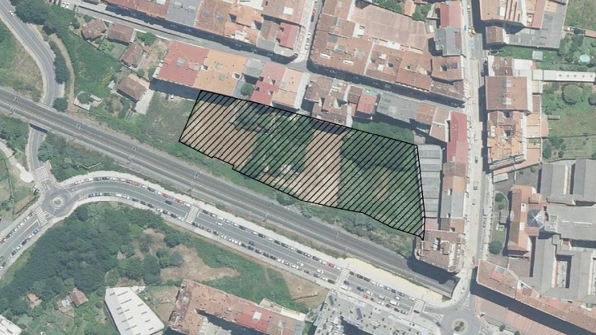 Plano de la zona donde se actuará.