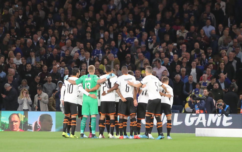 Notas de los jugadores del Valencia CF en su visita al Chelsea