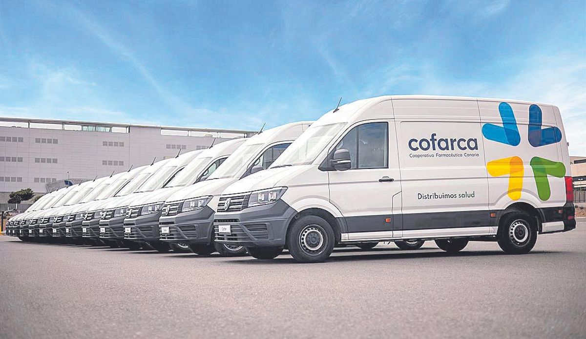 Flota de vehículos de Cofarca.
