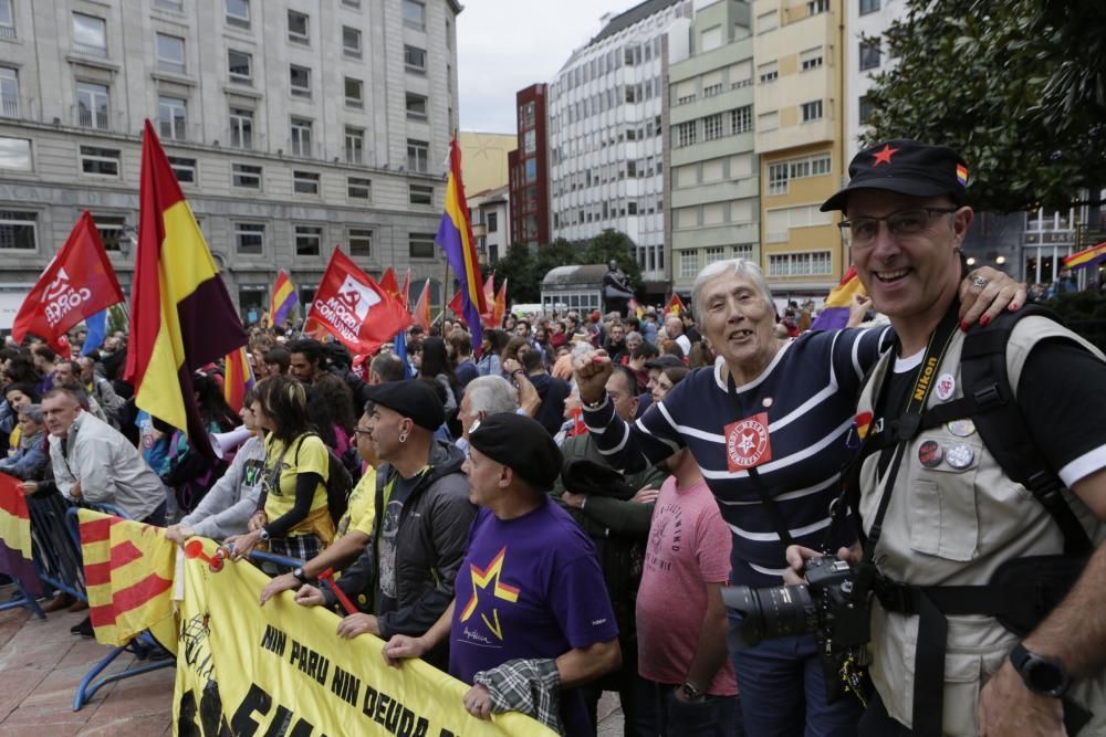 Las protestas en la plaza de La Escandalera