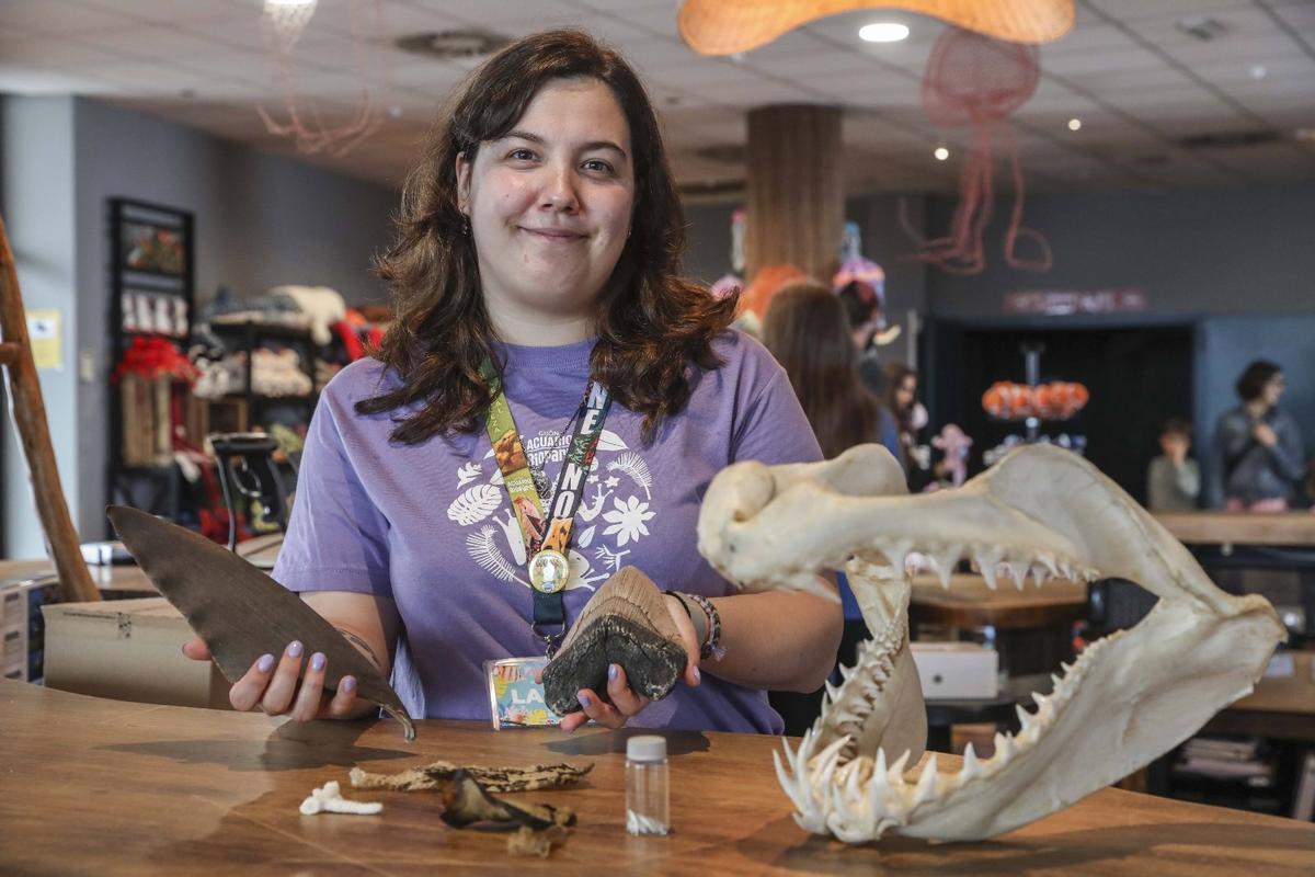 Laura Arango Diez, educadora del BIOPARC Acuario de Gijón
