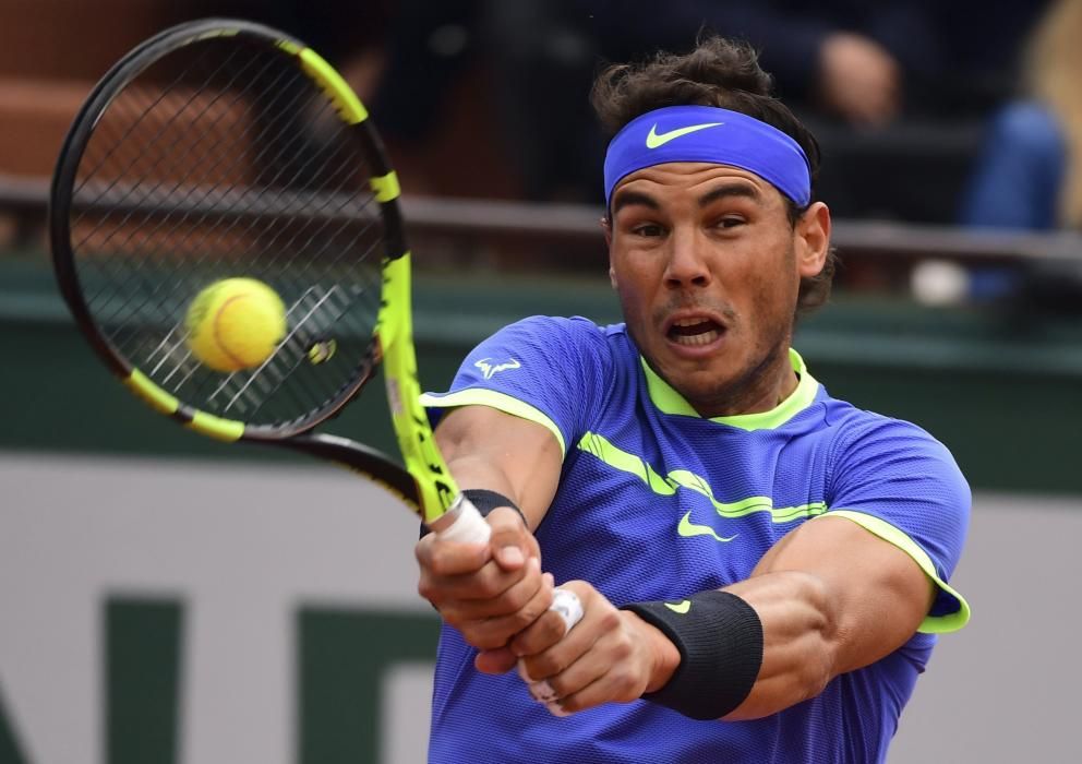 Partido de cuartos de final de Roland Garros entre Nadal y Carreño