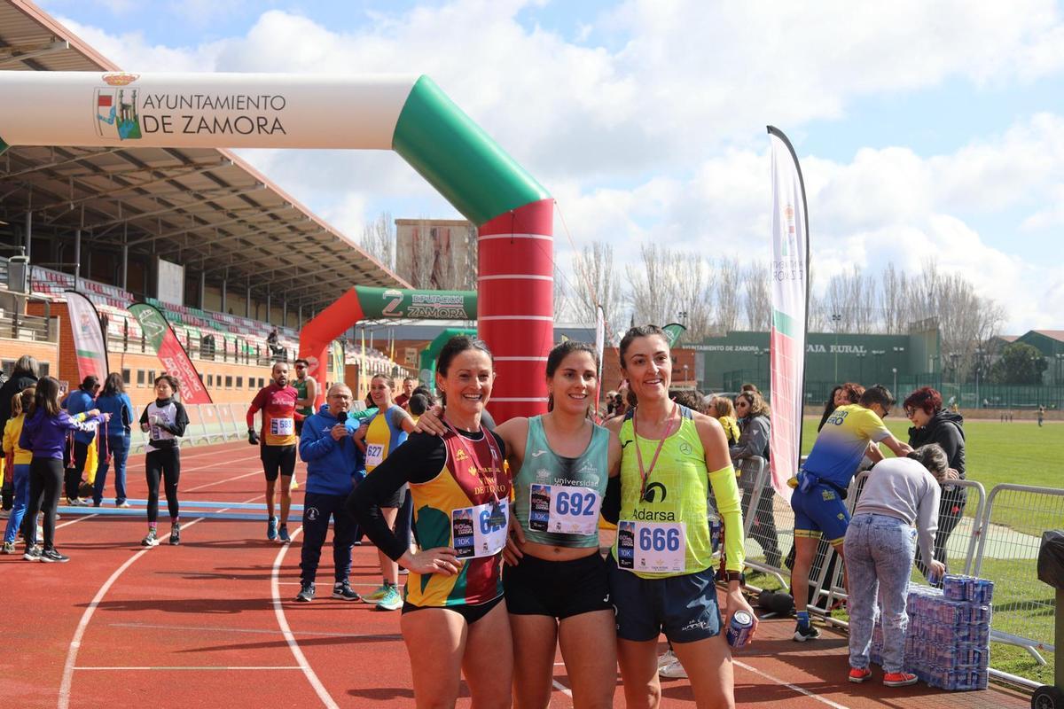 María Campo fue la más rápida, seguida de Reyes Gutiérrez, en segunda posición, y Elena Barbero, quien completó el podio.