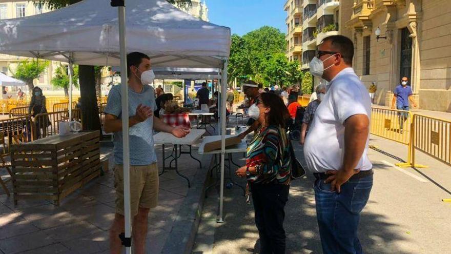 El Mercado Agroecológico de Huesca retoma su actividad en la plaza de Navarra