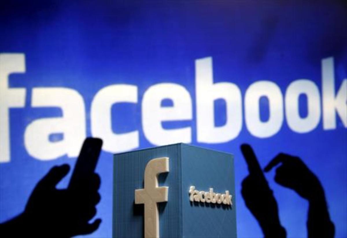 Una representación del logo de Facebook. Una representación del logo de Facebook.