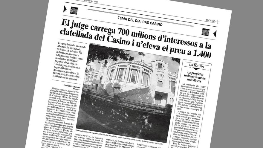 Fa 25 anys: Manresa va jugar al Casino i va perdre
