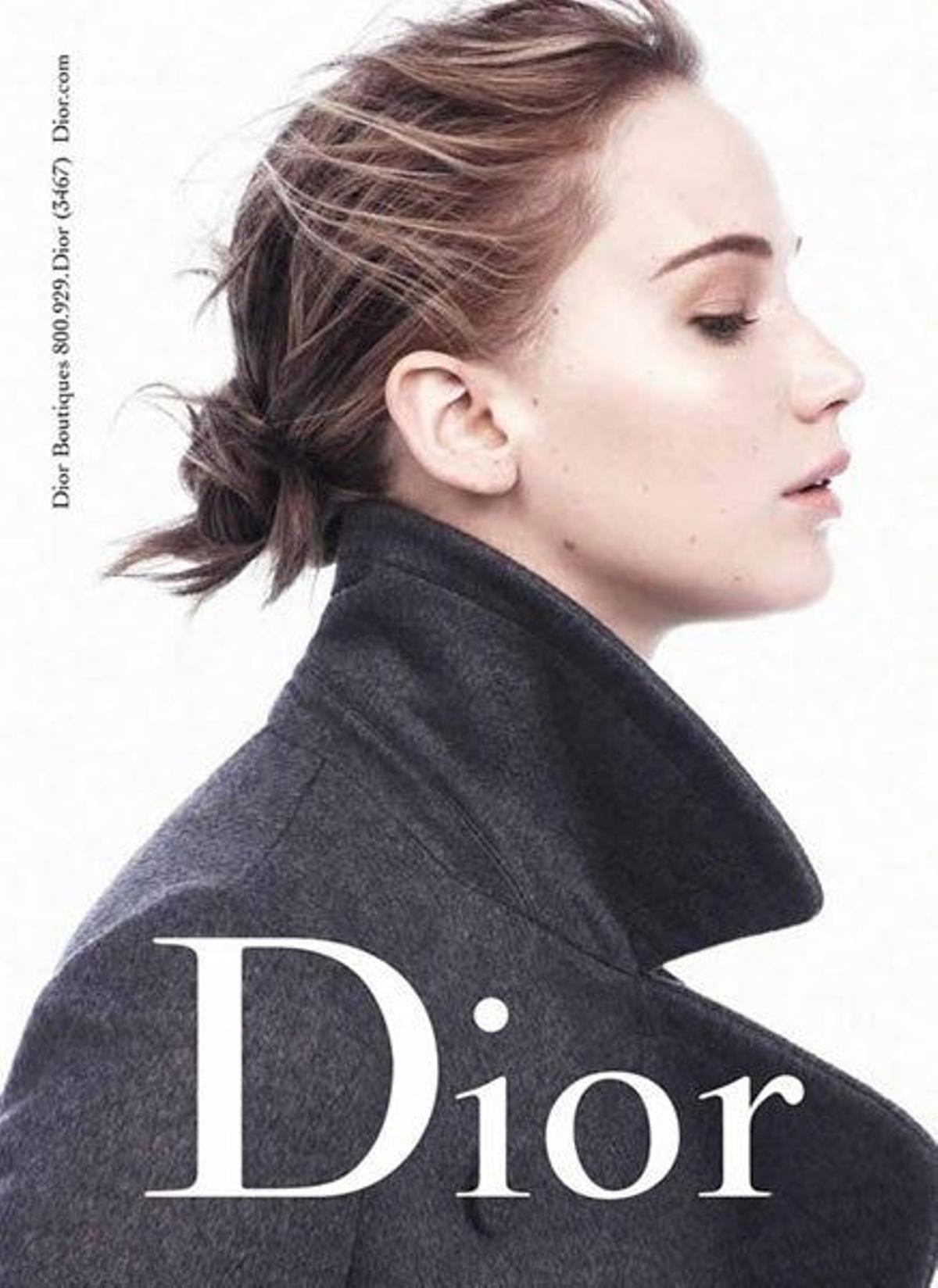 Jennifer Lawrence en Miss Dior