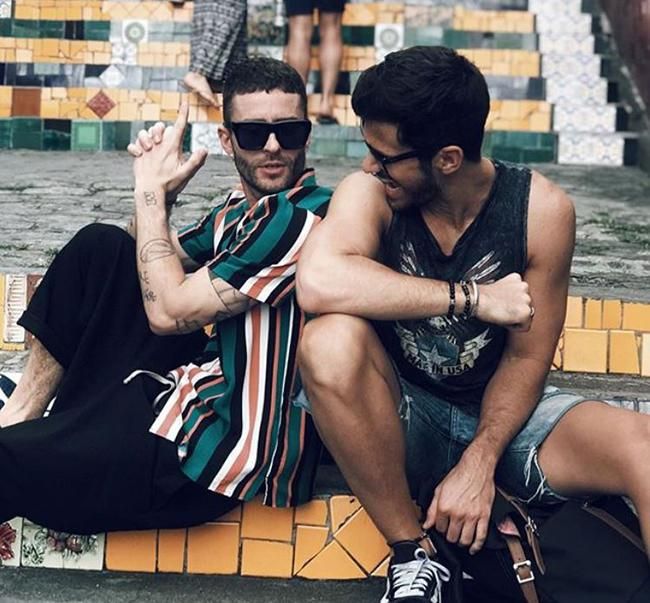 Pelayo Diaz y Andy Mc Dougall en Brasil
