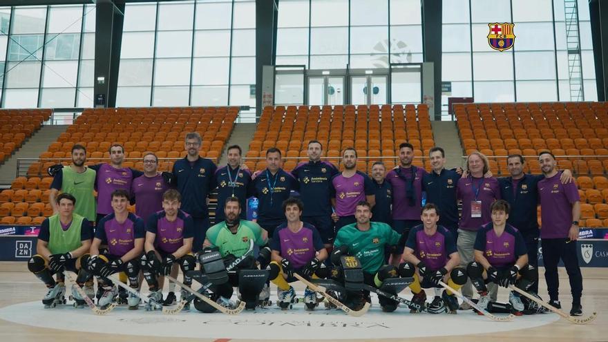 El Barça se prepara para el duelo de Champions ante el Sporting de Portugal