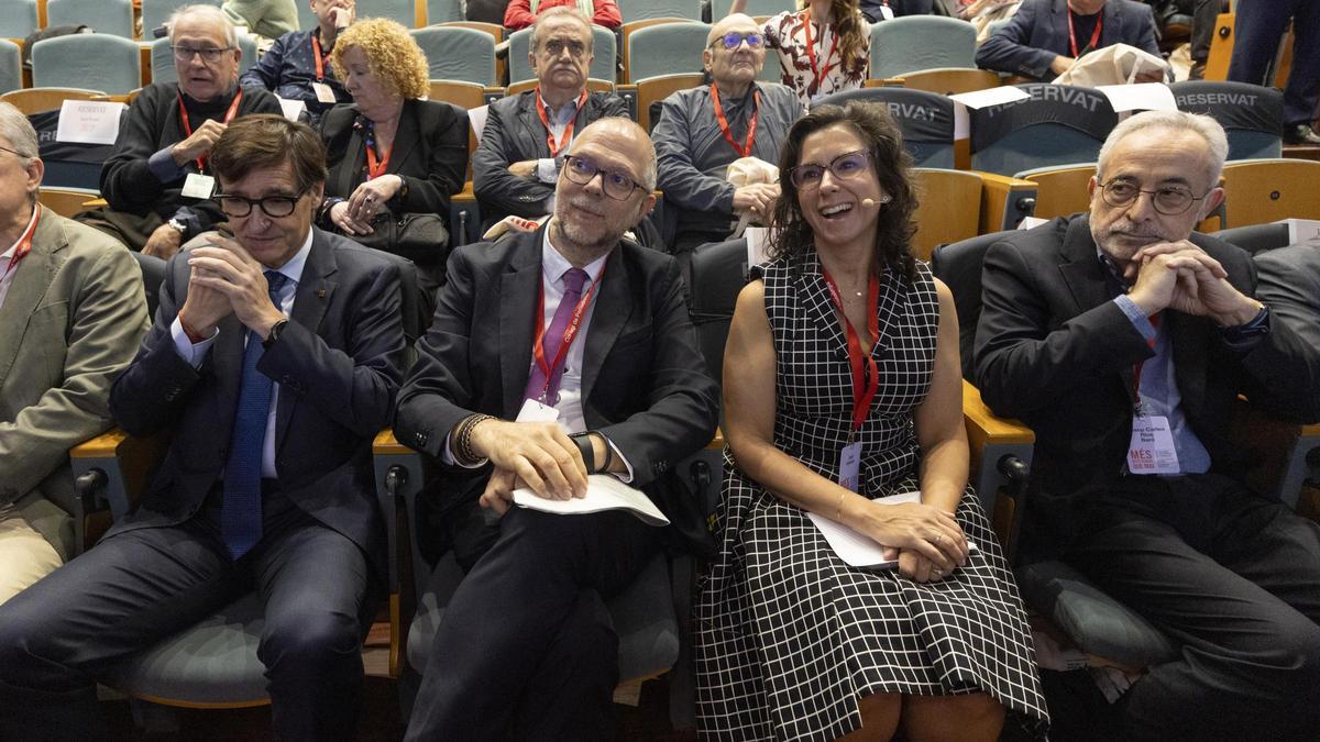El president de la Generalitat, Salvador Illa, interviene en la sesión inaugural del VII Congrés de Periodistes de Catalunya