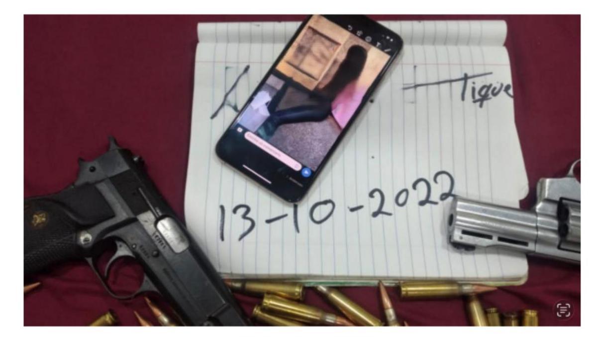 Imagen modificada que fue utilizada para amenazar a la mujer venezolana cuya extradición fue rechaza por la Audiencia Nacional