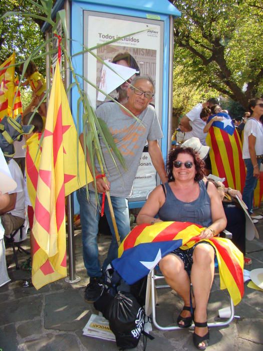 La delegació bagenca a la Diada