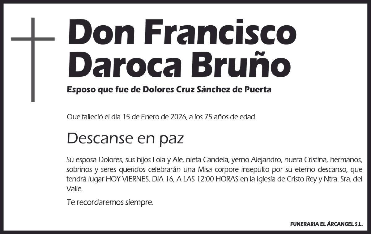 Francisco Daroca Bruño