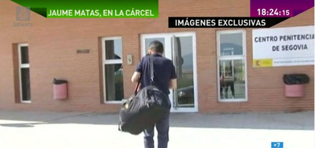 Jaume Matas ingresa en la cárcel de Segovia
