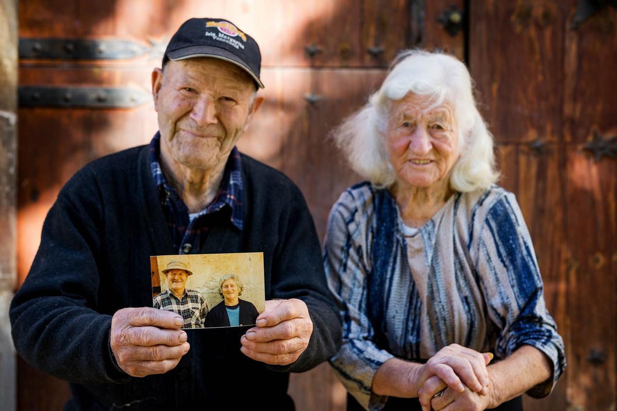 Sinforosa y Martín, de 89 y 88 años, fueron los dos últimos vecinos de La Estrella.