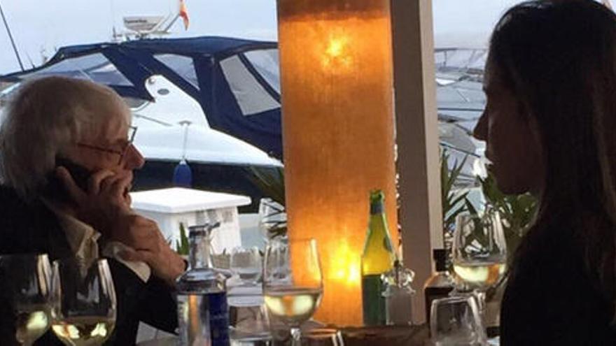 Ecclestone y su pareja, en mayo en Ibiza