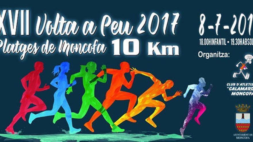 Cartel anunciador de la carrera de Moncofa