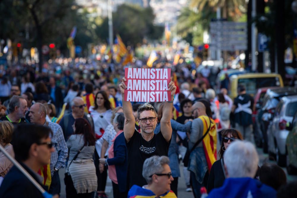 El independentismo se manifiesta en Barcelona