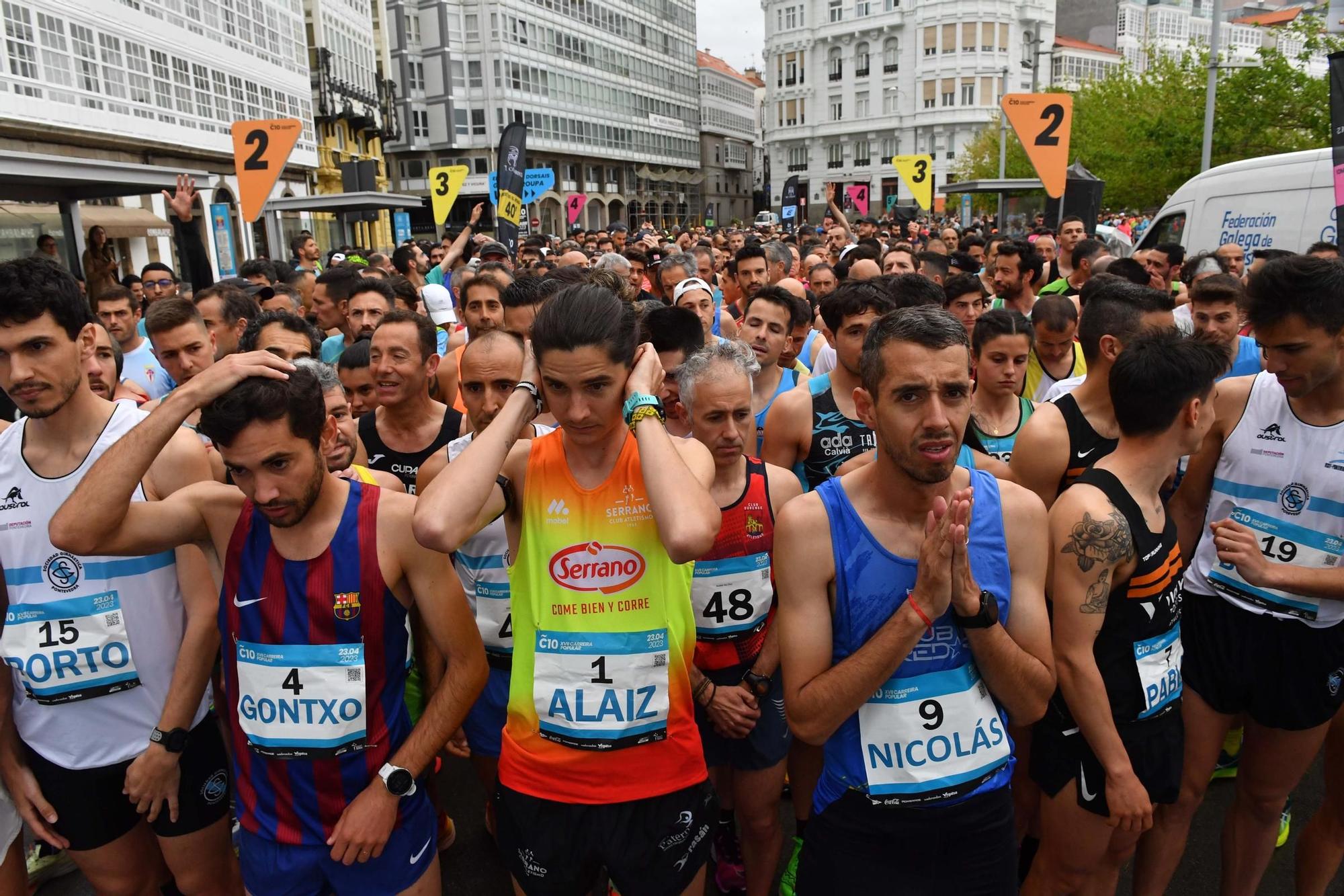 Carrera popular Coruña10: 2.186 corredores cruzaron la línea de meta