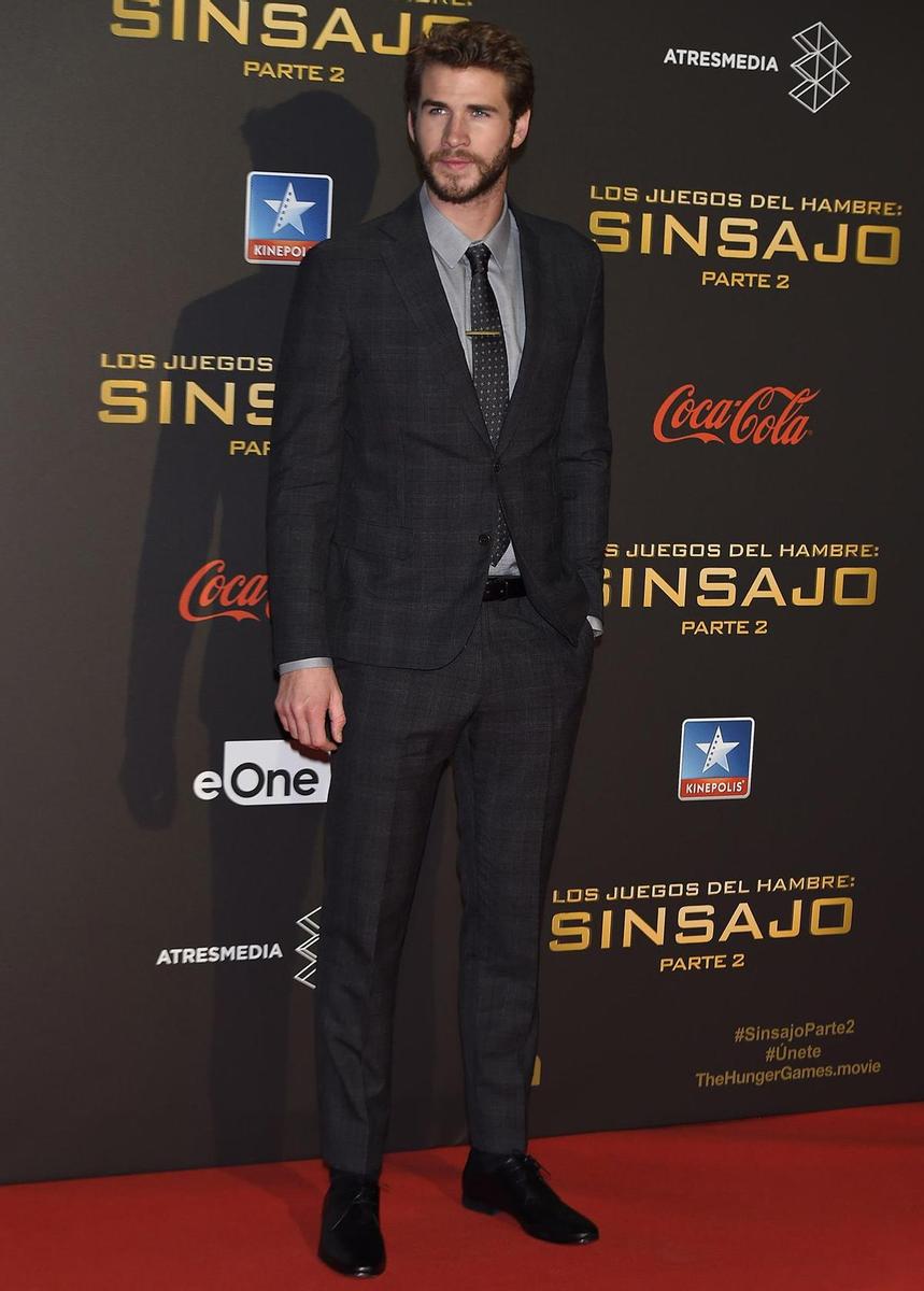 Liam Hermsworth, tonos otoñales en Madrid