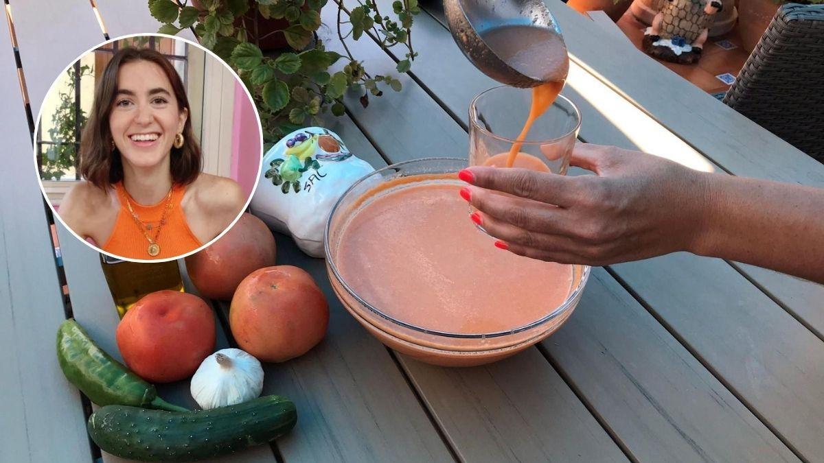 María Acosta, nutricionista sevillana: "El gazpacho es la primera bebida isotónica de la historia"