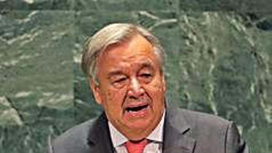 Antonio Guterres.