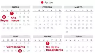 Todos los puentes que podrán hacerse en 2025