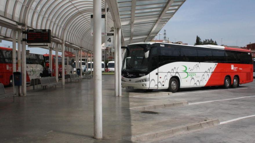 Imatge d&#039;arxiu d&#039;un autobús de la línia Manresa-Barcelona