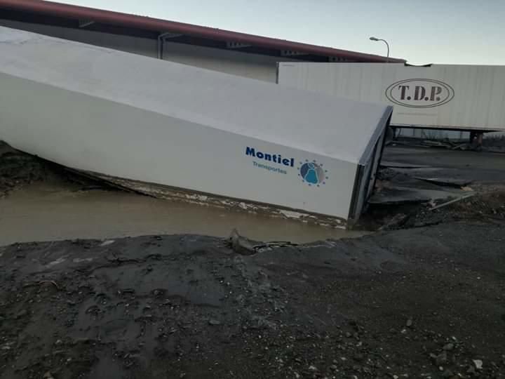 Consecuencias de la inundación de El Trapiche.