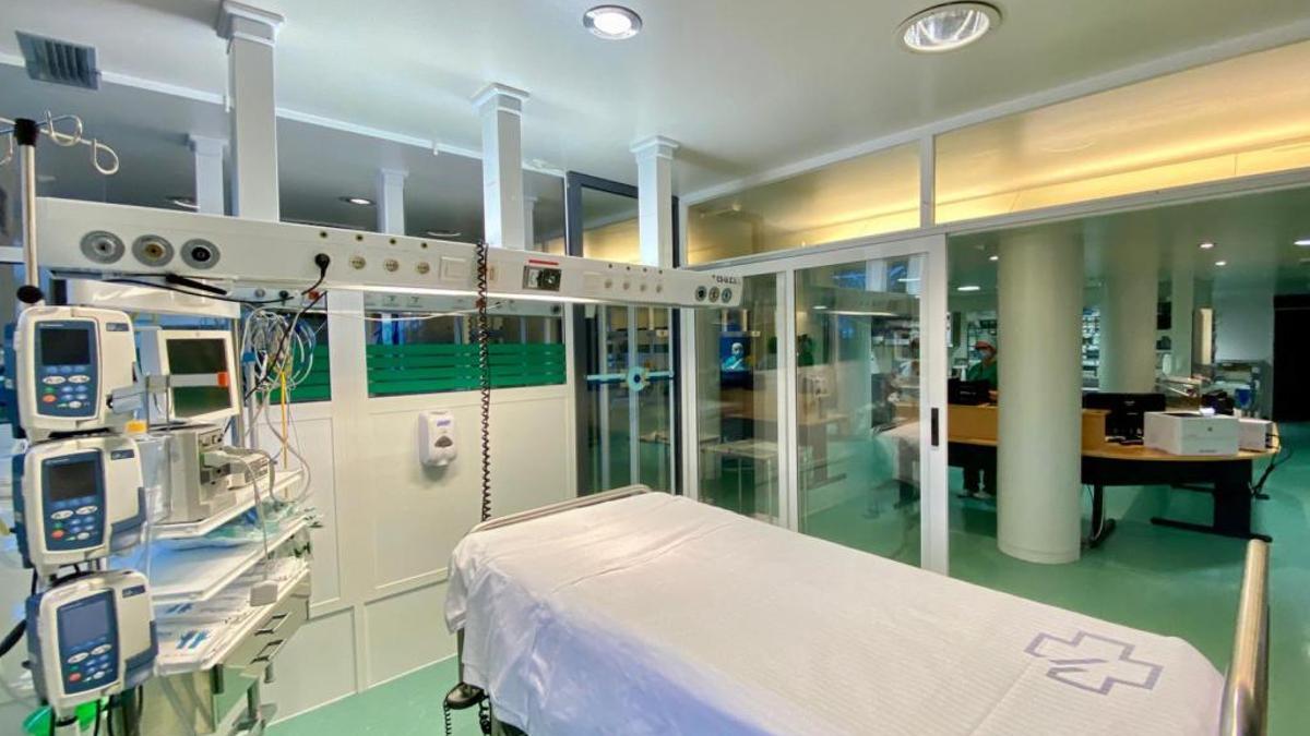 Box COVID del hospital de Montecelo, en Pontevedra