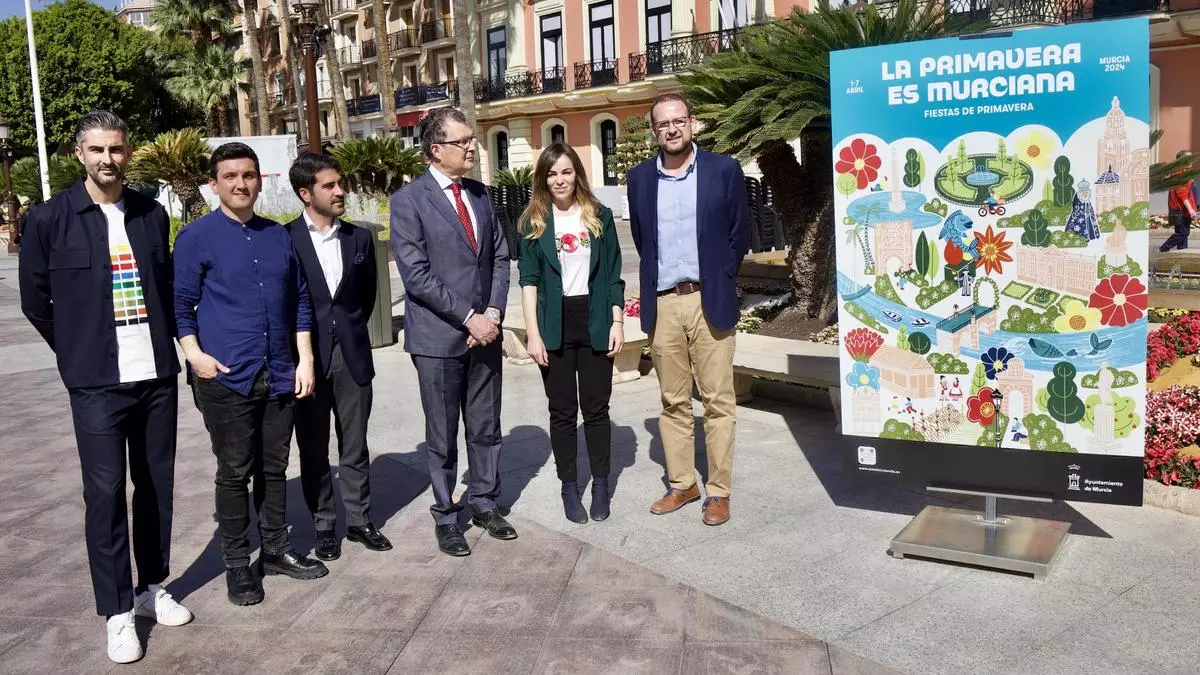 Los Jardínes de Primavera regresan a Murcia y se instalarán en 33 puntos estratégicos