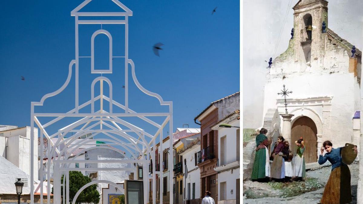 Reconstrucción del volumen de la desaparecida Ermita de Santa Catalina