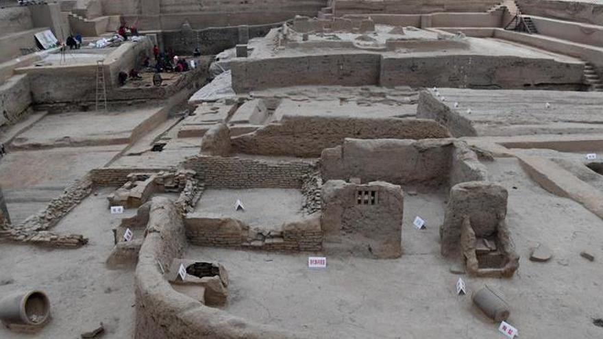 Hallazgo de las ruinas de seis antiguas ciudades en China.