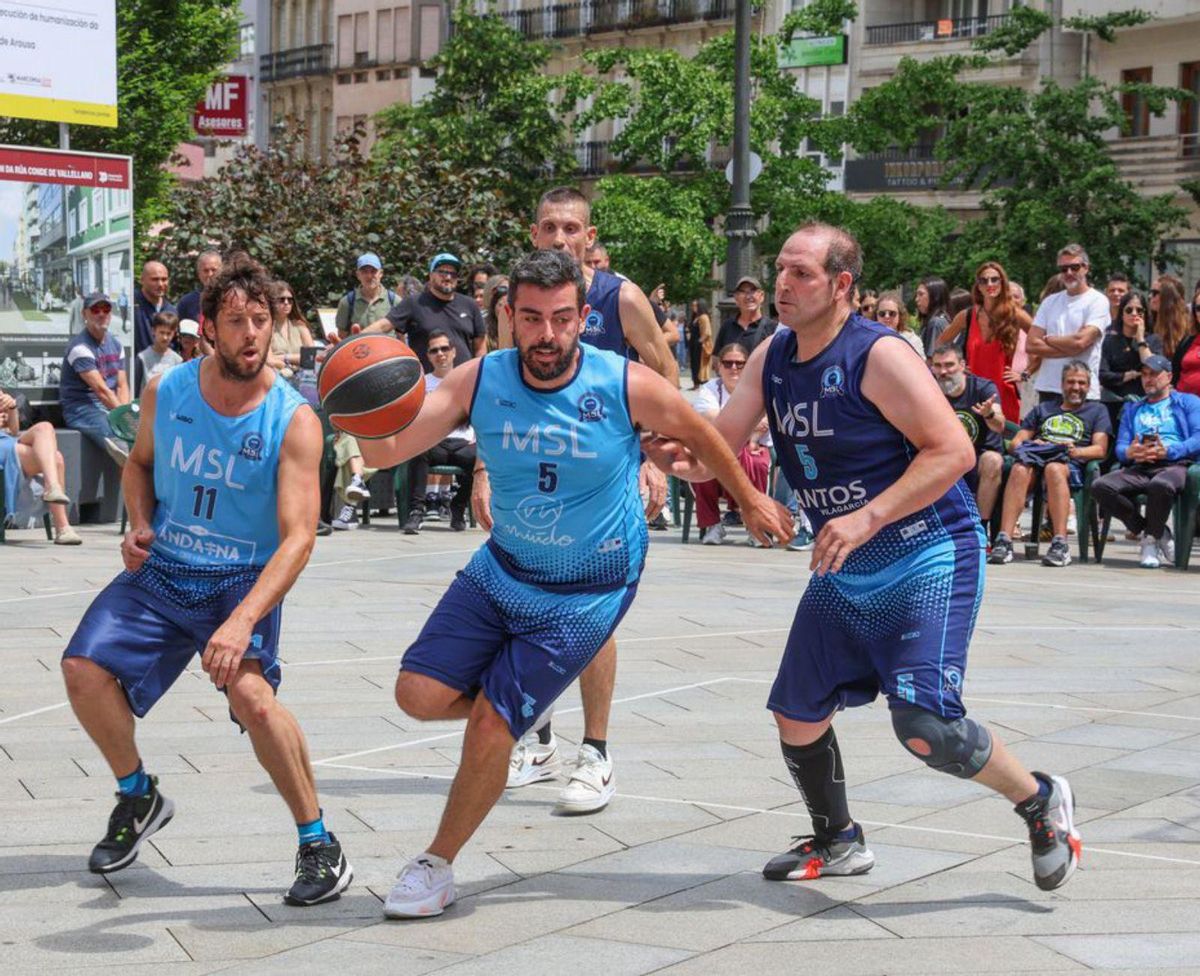 La Plaza de Galicia tuvo un gran ambiente en la final. | I. Abella