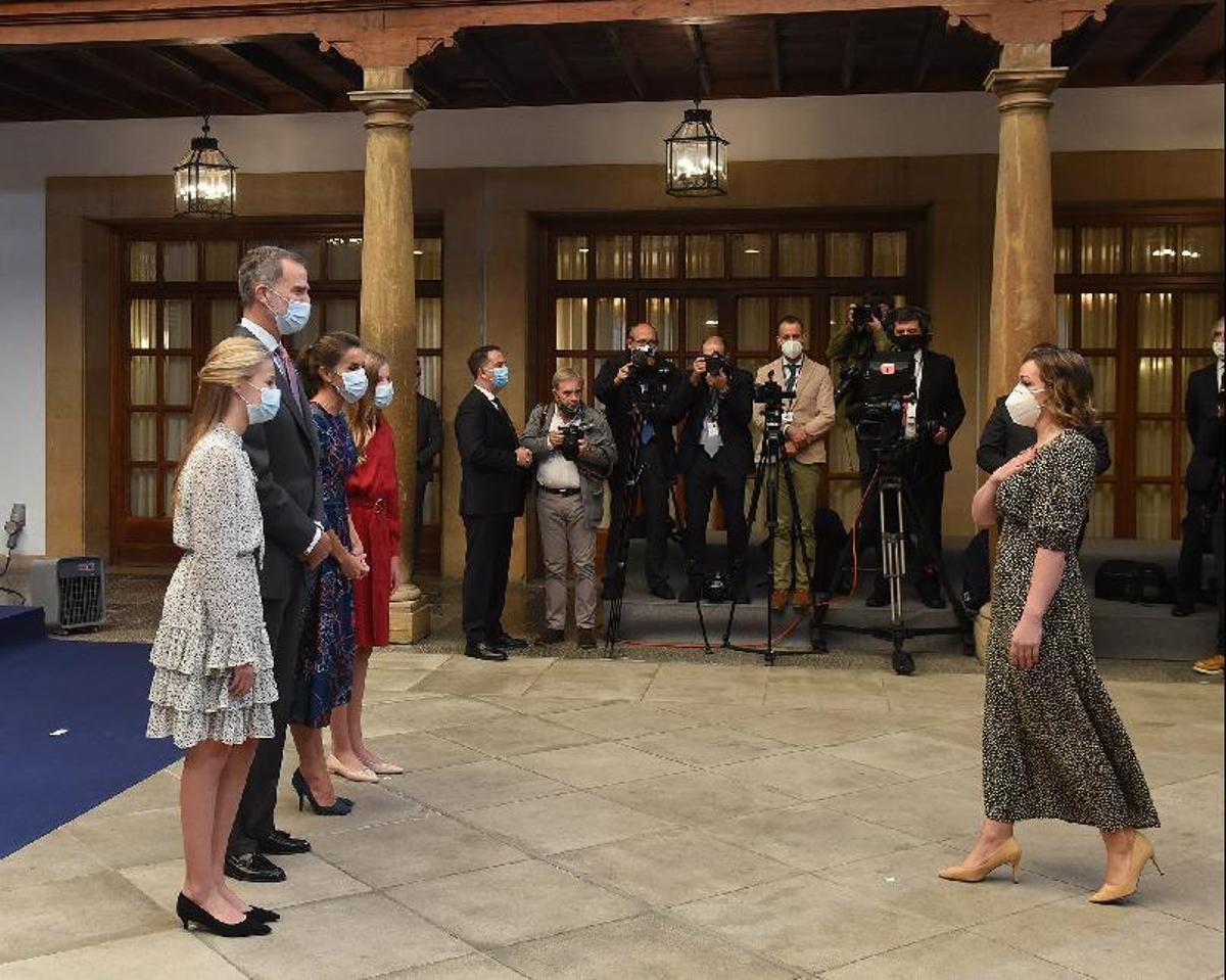 Premios Princesa de Asturias 2020 | Los Reyes reciben a los premiados en el hotel de la Reconquista Premios Princesa de Asturias 2020 | Los Reyes reciben a los premiados en el hotel de la Reconquista