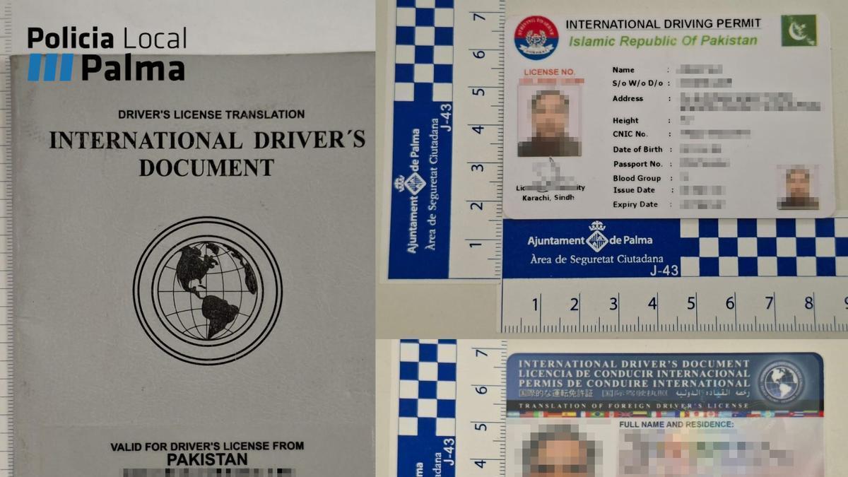 CONDUCTORES SIN CARNÉ MALLORCA | Sorprenden a un conductor paquistaní sin carné en Palma con tres permisos falsos de su país y de Estados Unidos CONDUCTORES SIN CARNÉ MALLORCA | Sorprenden a un conductor paquistaní sin carné en Palma con tres permisos falsos de su país y de Estados Unidos