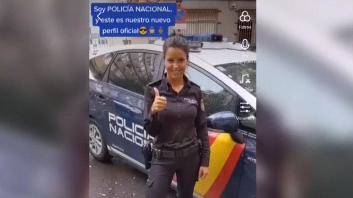 Este es el perfil de la Policía Nacional en TikTok