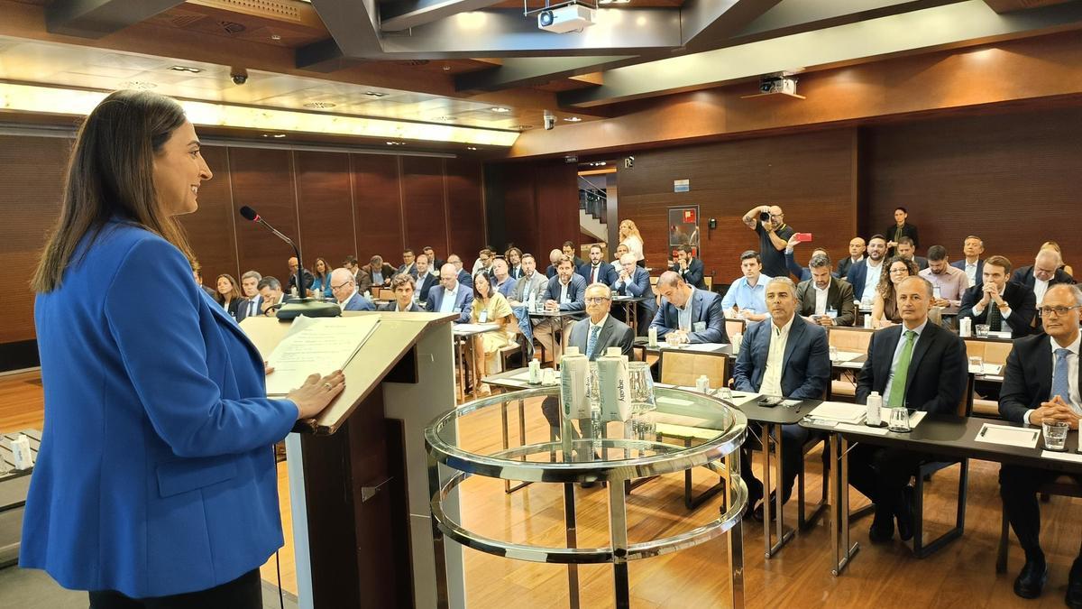 Sara Rubira, consejera de Agua, Agricultura, Ganadería y Pesca.