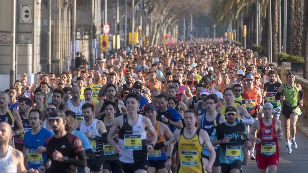 Camiseta Oficial Barcelona Niño Marathon 2020