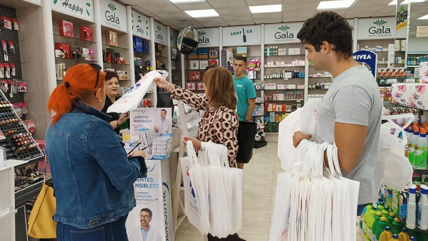 Bolsas de tela de premio en Elche por consumir en comercios locales