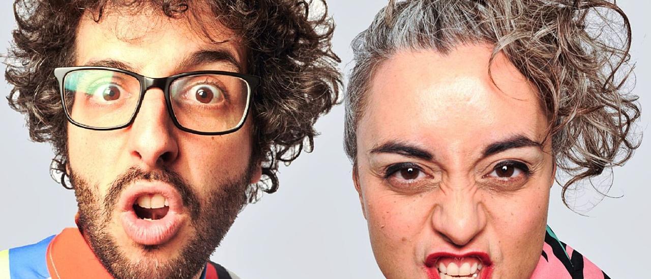 Modesto Lai y Alba Rubio, componentes del dúo Ual·la! que actuará en la SIT con su propuesta teatral y musical ‘¡Play!’. | | JOAN TOMÁS