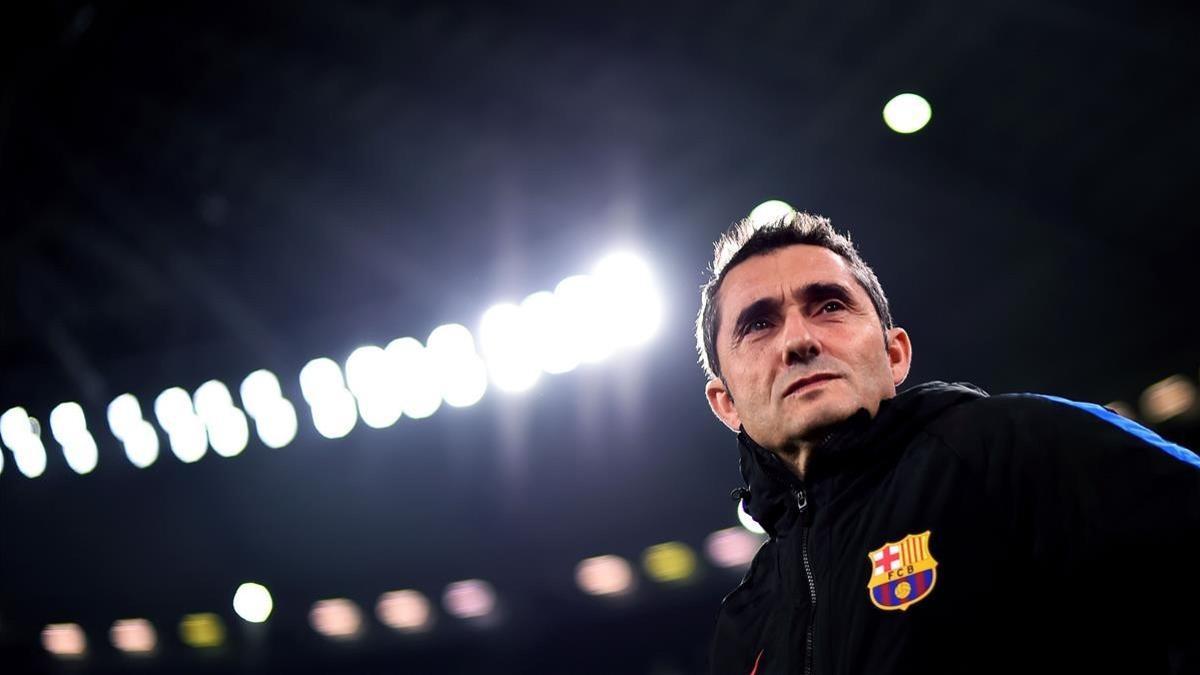 Valverde, en el Juventus Stadium.