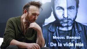 Miquel Barceló, durante la presentación de De la vida mía.