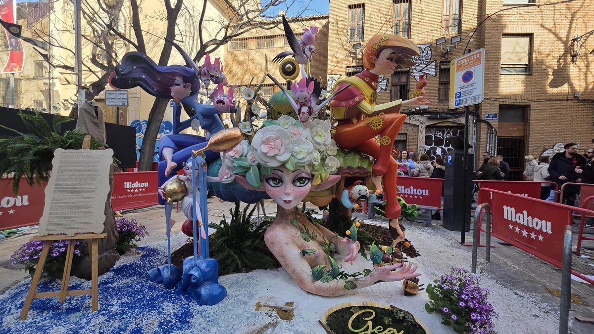 La falla infantil, con la que Na Jordana y Platero lograron el primer premio