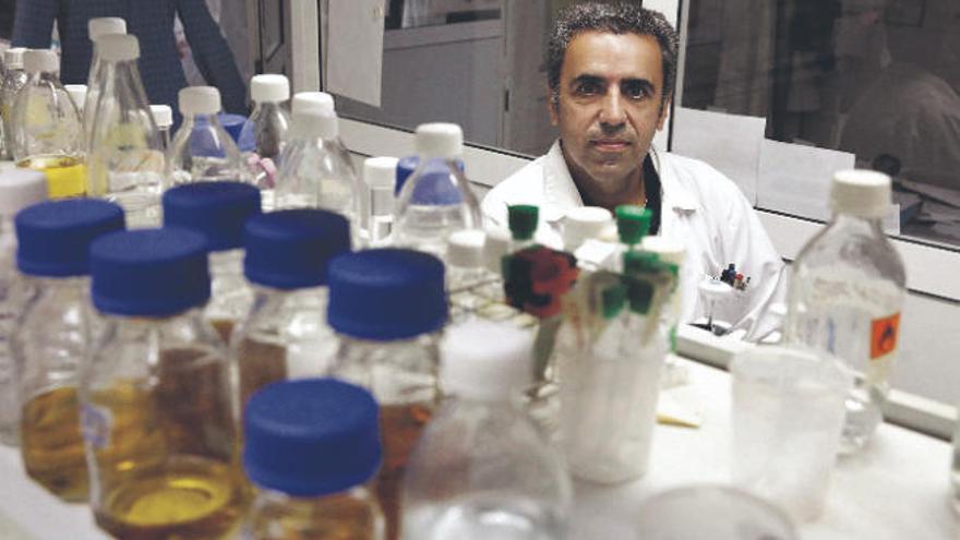 Víctor Ladero, investigador del CSIC, en su laboratorio.