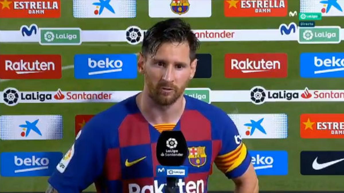 Messi explota: "Jugando así no nos daba para la Champions y no nos ha alcanzado ni para la liga"