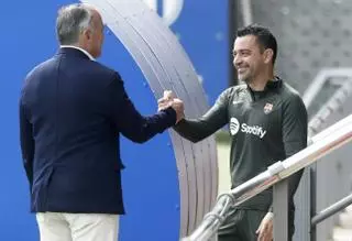 Xavi: "Me voy agradecido al presidente y a los directores deportivos, no he tenido ningún problema"