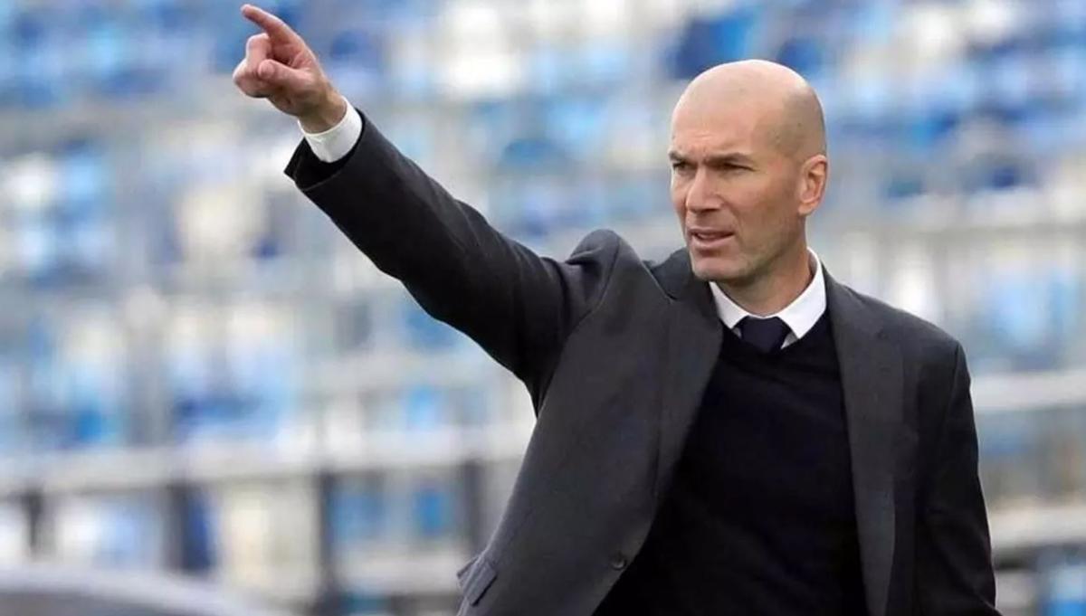 Zinedine Zidane, durante su etapa al frente del Real Madrid.