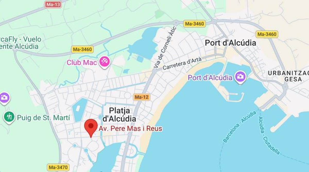 Die Avinguda Pere Mas i Reus ist eine der bedeutendsten Straßen in Port d'Alcúdia